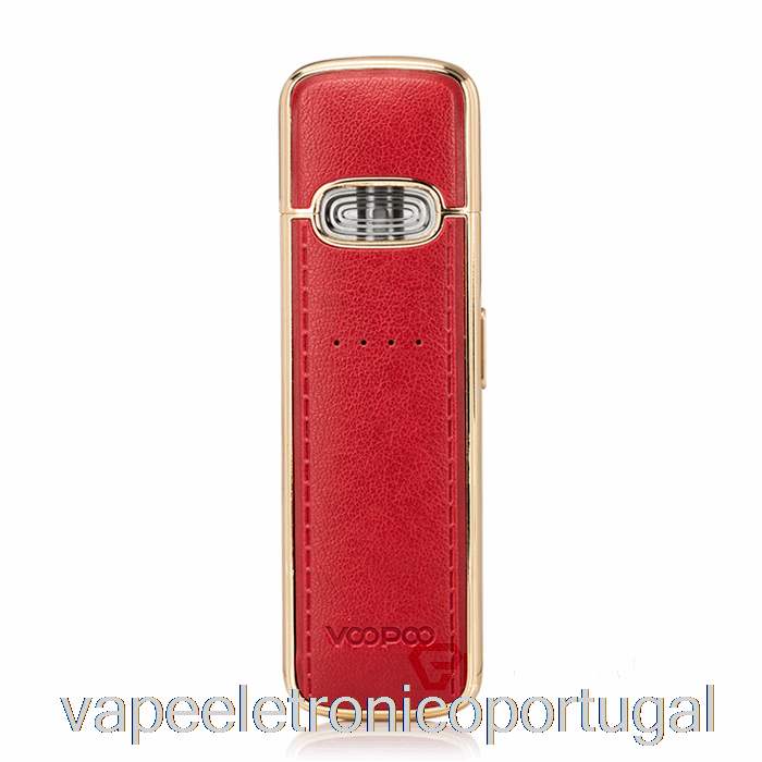 Vape Eletrônico Voopoo Vmate E Pod Sistema Vermelho Incrustado Ouro